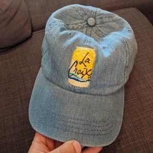 La Croix denim baseball cap 🌈